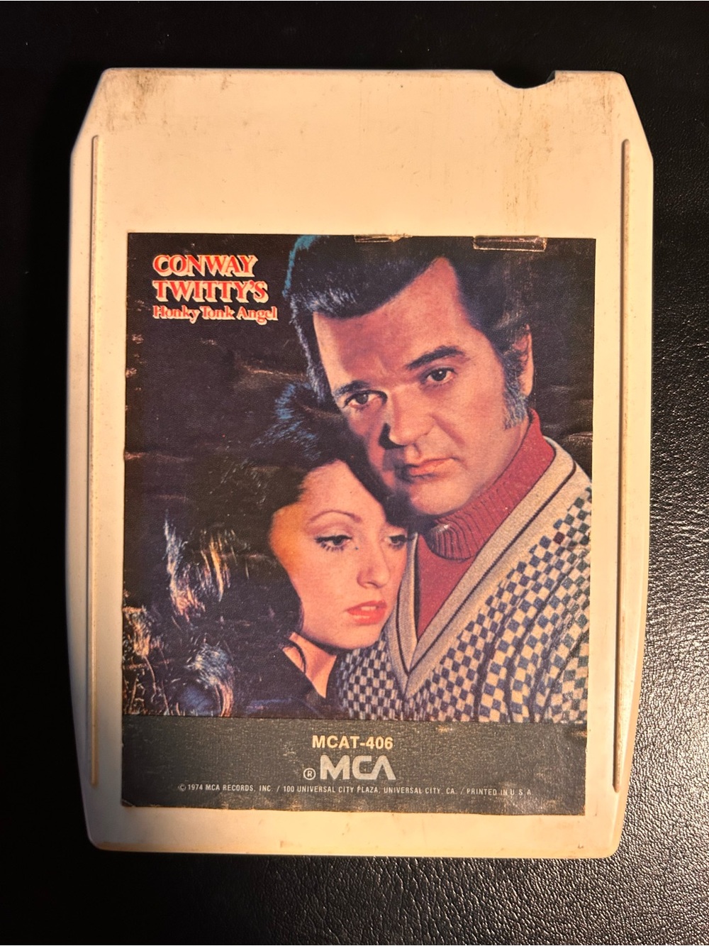 Honky Tonk Angel 8-Track Cartridge - White